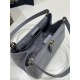 Small Size Dreamy Grey, Key Handbag Series, Calfskin, Size: 22*12*12cm  