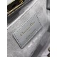 Small Size Dreamy Grey, Key Handbag Series, Calfskin, Size: 22*12*12cm  