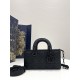 D-joy Small Fog Black Series, Bag with Two Shoulder Straps, Size: 22*6*12cm  