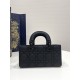 D-joy Small Fog Black Series, Bag with Two Shoulder Straps, Size: 22*6*12cm  