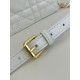 White, Miss Caro Chain Series, Sheepskin, Size: 19*5.5*13cm  