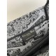 Medium Grey Tote from Spring/Summer Collection with Romantic Paris Map Pattern, 36*18*28cm