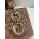 Mini D-Joy Micro Series, Bag with Two Shoulder Straps, Classic Diamond Design, Sheepskin, Size: 16*5*9cm