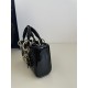 Black Patent Leather, Mini D-joy Micro Series, Size: 16*5*9cm 