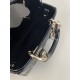 Black Patent Leather, Mini D-joy Micro Series, Size: 16*5*9cm 