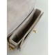 30Montaigne Avenue Mini Series, Smooth Cowhide Leather, Size: 18*4.5*10cm 