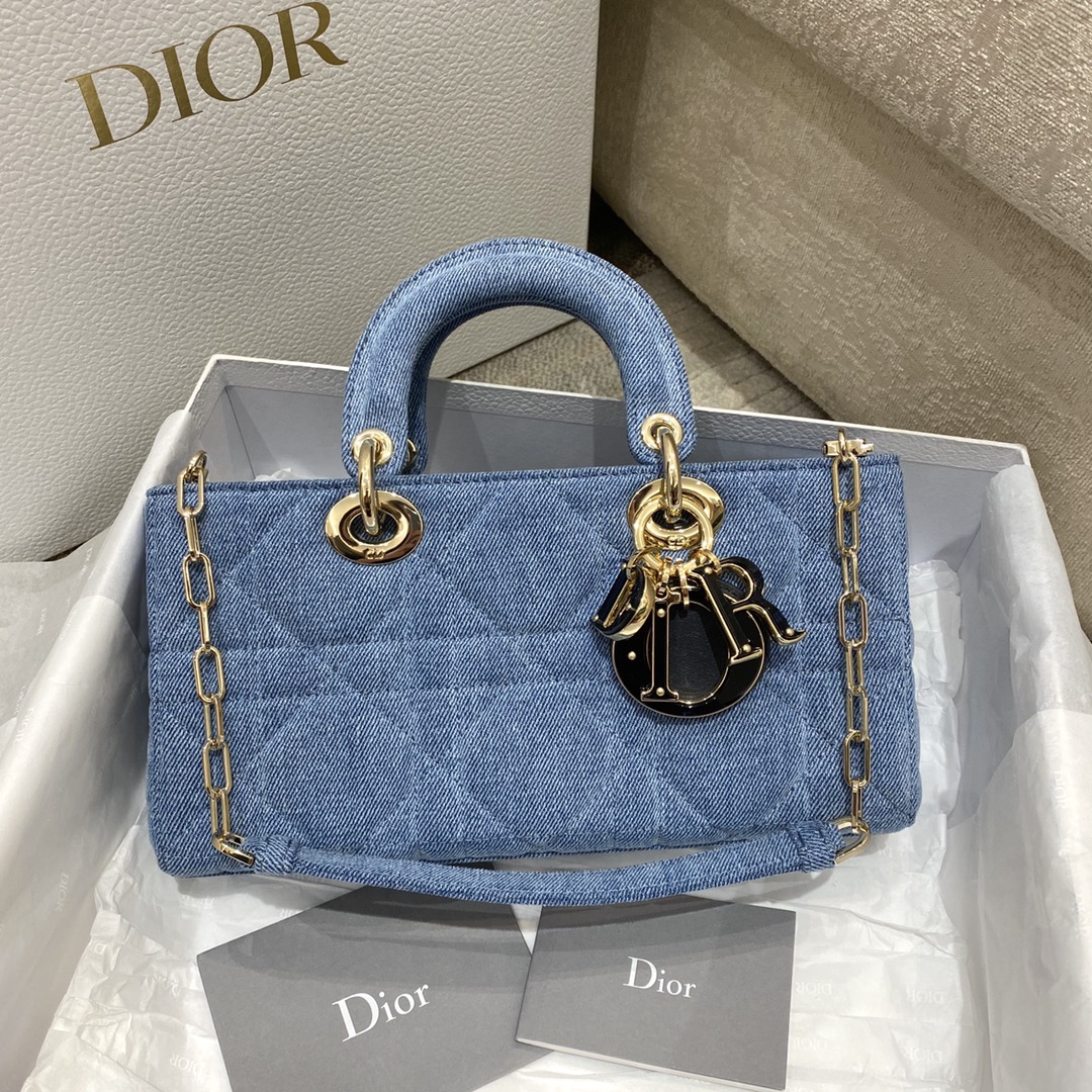 D-joy Series, Bag Comes with Two Shoulder Straps, Denim, Size: 26*6*14cm 