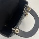 Classic Lady Dior, Three-Compartment, Sheepskin, Size: 17*7*15cm 