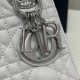 Classic Lady Dior, Three-Compartment, Sheepskin, Size: 17*7*15cm 