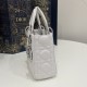 Classic Lady Dior, Three-Compartment, Sheepskin, Size: 17*7*15cm 