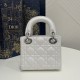 Classic Lady Dior, Three-Compartment, Sheepskin, Size: 17*7*15cm 