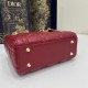 Classic Lady Dior, Three-Compartment, Sheepskin, Size: 17*7*15cm 