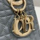 Classic Lady Dior, Three-Compartment, Sheepskin, Size: 17*7*15cm 