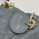 Classic Lady Dior, Three-Compartment, Sheepskin, Size: 17*7*15cm 