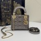 Classic Lady Dior, Three-Compartment, Sheepskin, Size: 17*7*15cm 