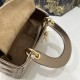 Classic Lady Dior, Three-Compartment, Sheepskin, Size: 17*7*15cm 