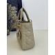 Classic Lady Dior, Three-Compartment, Sheepskin, Size: 17*7*15cm 