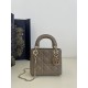 Classic Lady Dior, Three-Compartment, Sheepskin, Size: 17*7*15cm 