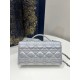 Pearl Chain Clutch, Soft Sheepskin, Size: 21*11*5cm 