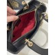 Lady Five-Compartment Classic Series, Adjustable Leather Shoulder Straps, Sheepskin, Size: 24*11*20cm 