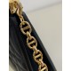 Caro Series Chain Clutch, Sheepskin, Size: 27.5*4.5*14cm