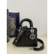 Lady Dior Four-Compartment Series, Letter Shoulder Strap, 6 Letters Included, Sheepskin, Size: 20*8*17cm