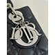 Lady Dior Four-Compartment Series, Letter Shoulder Strap, 6 Letters Included, Sheepskin, Size: 20*8*17cm