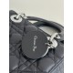 Lady Dior Four-Compartment Series, Letter Shoulder Strap, 6 Letters Included, Sheepskin, Size: 20*8*17cm