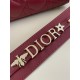 Lady Dior Four-Compartment Series, Letter Shoulder Strap, 6 Letters Included, Sheepskin, Size: 20*8*17cm