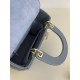 Lady Dior Four-Compartment Series, Letter Shoulder Strap, 6 Letters Included, Sheepskin, Size: 20*8*17cm