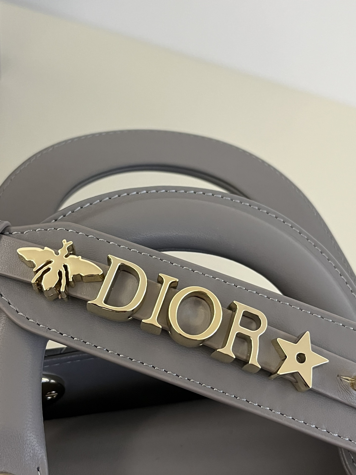 Lady Dior Four-Compartment Series, Letter Shoulder Strap, 6 Letters Included, Sheepskin, Size: 20*8*17cm