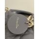 Lady Dior Four-Compartment Series, Letter Shoulder Strap, 6 Letters Included, Sheepskin, Size: 20*8*17cm