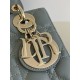 Lady Dior Four-Compartment Series, Letter Shoulder Strap, 6 Letters Included, Sheepskin, Size: 20*8*17cm