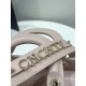 Lady Dior Four-Compartment Series, Letter Shoulder Strap, 6 Letters Included, Sheepskin, Size: 20*8*17cm