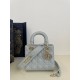 Lady Dior Four-Compartment Series, Letter Shoulder Strap, 6 Letters Included, Sheepskin, Size: 20*8*17cm