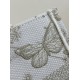 Small Butterfly Embroidered Tote, Size: 26*8*22cm