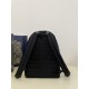 Oblique Letter Canvas Backpack, Size: 30*15*42cm  