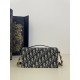 Signature Mini Chain Bag, Blue Oblique Monogram Fabric, Size: 21*5*11cm  