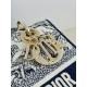 Lady Dior Tiger Embroidery Series, Size: 24cm  