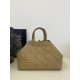 Large Toujours Tote, Oversized Diamond Design, Classic Letter Accessories, Calfskin Material, Size: 37*20*28.5cm  