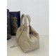 Medium Toujours Tote, Oversized Diamond Design, Classic Letter Accessories, Calfskin Material, Size: 28.5*19*21cm  