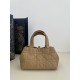 Small Toujours Tote, Oversized Diamond Design, Classic Letter Accessories, Calfskin Material, Size: 23*15*15cm  