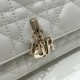 Small Pearl Chain Clutch, Soft Sheepskin, Size: 21*11*5cm  