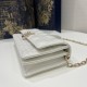 Small Pearl Chain Clutch, Soft Sheepskin, Size: 21*11*5cm  