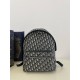 Large Classic Letter Canvas Backpack, Size: 30*15*42cm