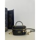 30 Montaigne Mini Vanity Series, Black Sheepskin, Size: 16.5*8*9.5cm