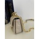 Small Jolie Pearl Chain Bag Series, Cowhide, Size: 19*6*12cm