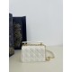 Small Jolie Pearl Chain Bag Series, Cowhide, Size: 19*6*12cm