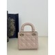 Three-Compartment, Classic Lady Dior, Sheepskin, Size: 17*7*15cm