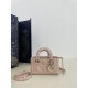 Mini D-Joy Micro Series, Bag Comes with Two Straps, Classic Diamond Design, Sheepskin, Size: 16*5*9cm